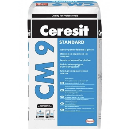 Adeziv Ceresit CM 9-pentru gresie si faianta , 20 kg 