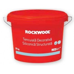 Tencuiala decorativa siliconica Rockwool RedArt 25Kg